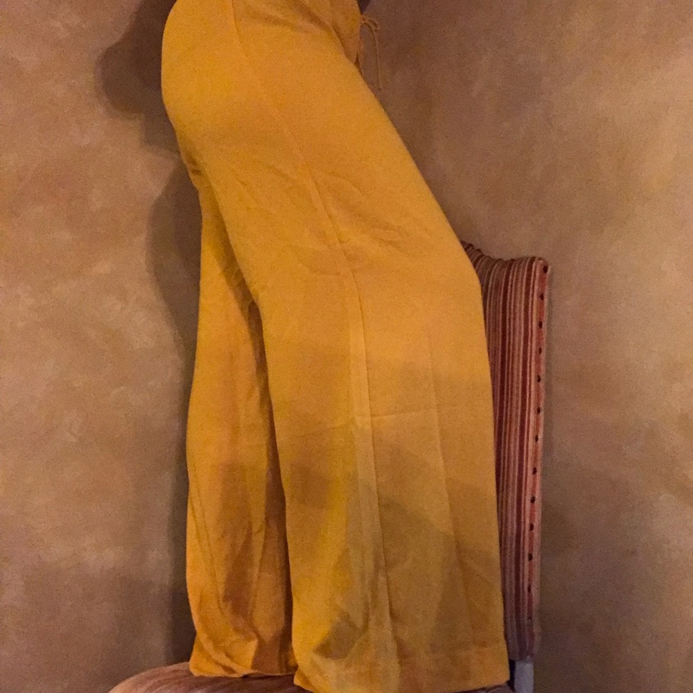 Yellow, comfy, flowy pants